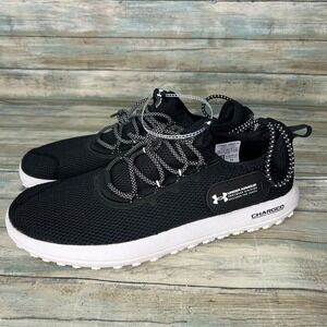 Under Armour Fat Tire Venture Black White Travel Shoes 3027562-002 Men Sz 13 NEW